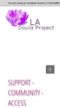 Mobile Screenshot of ladoulaproject.org