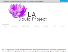 Tablet Screenshot of ladoulaproject.org